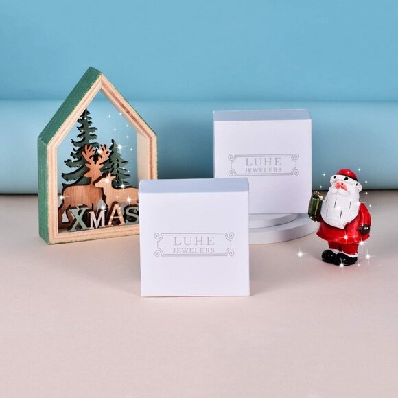 Sterling Silver Rose Flower Necklace,Earrings,Rose Gold I Love You Forever Rose - Picture 7 of 7